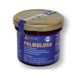 Palmgloss - natural vitamin E essential for the everyday wellness of your birds.